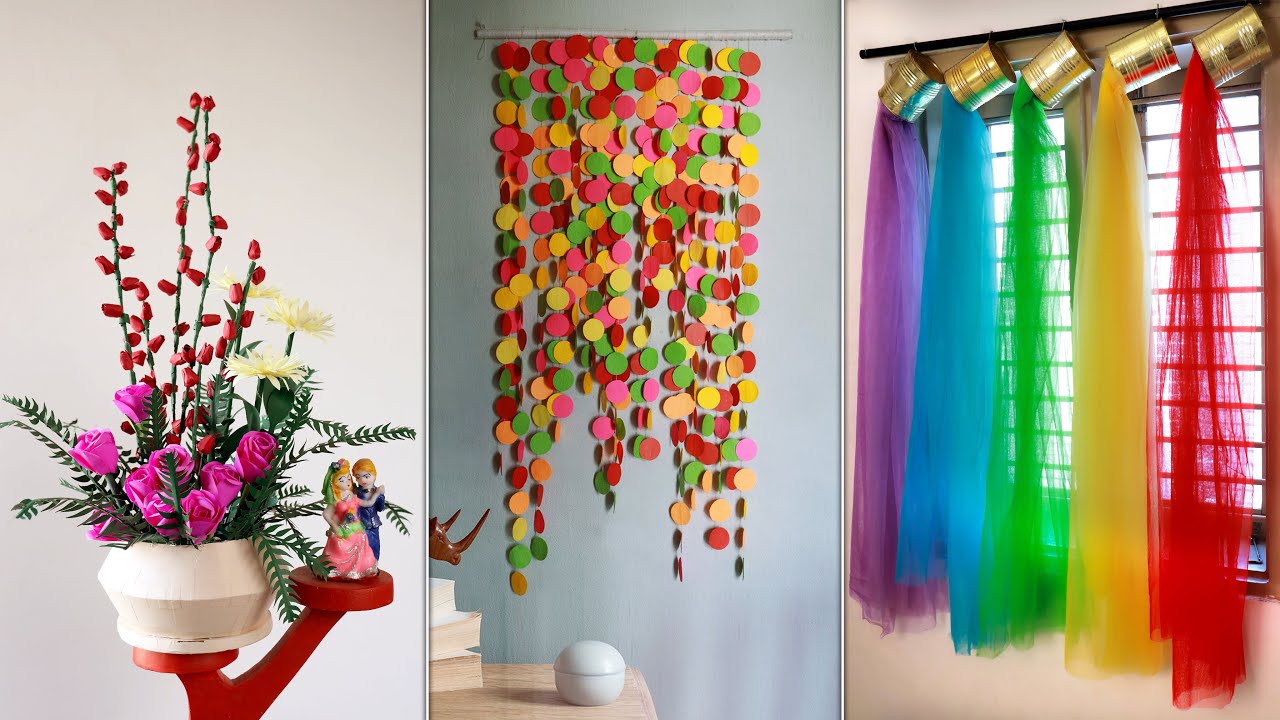 रंगीन घर सजावट के आइडियाज || १३ नई तरक़ीब से घर सजाए |