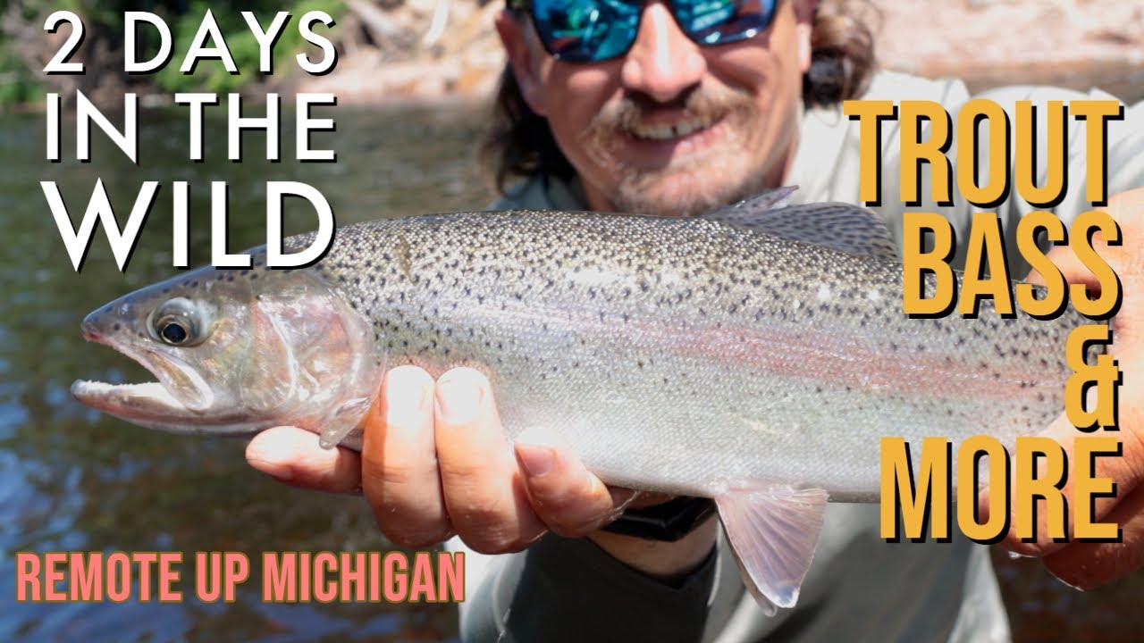 (Day 2)  2 DAYS Camping & Fishing Remote Michigan River