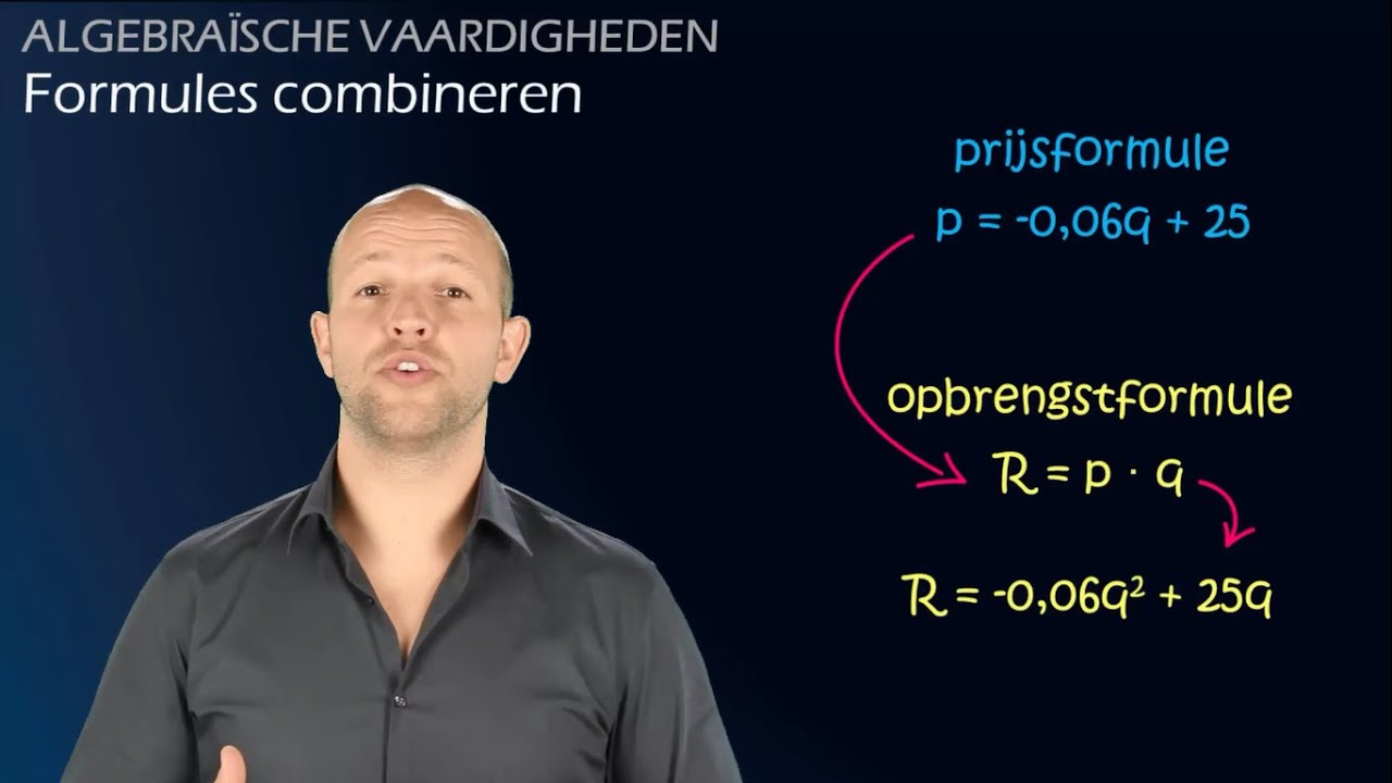 Formules combineren (havo wiskunde A) - WiskundeAcademie