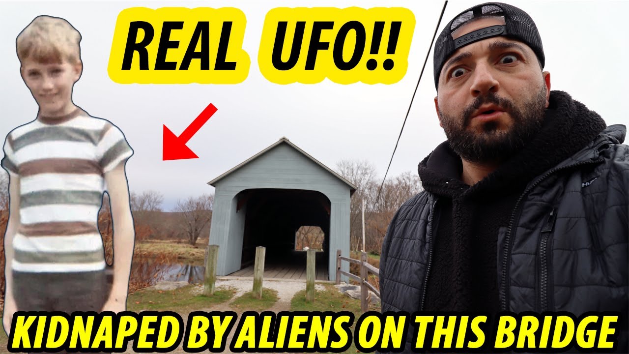 THIS LITTLE BOY WAS ABDUCTED BY ALIENS ON THIS BRIDGE ( UFO )