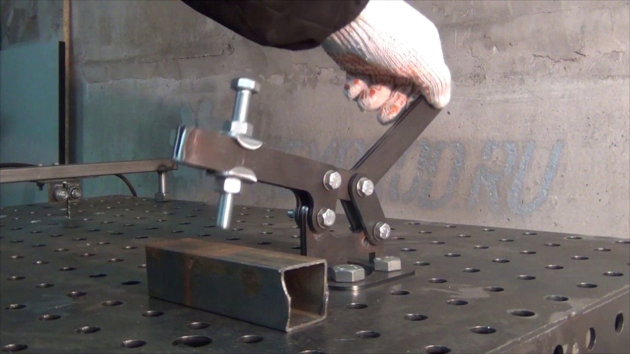 Зажим рычажный для сварочных монтажных столов. Quick Clamp.Toggle clamp.