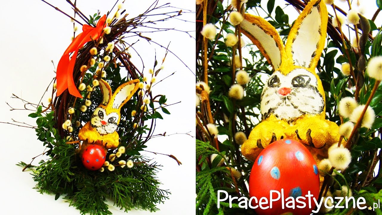 Jak zrobić stroik wielkanocny? | Ozdoby wielkanocne ręcznie robione | Dekoracje wielkanocne