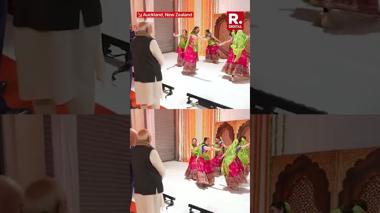 Prime Minister Narendra Modi & New Zealand PM Christopher Luxon Witness A Cultural Performance