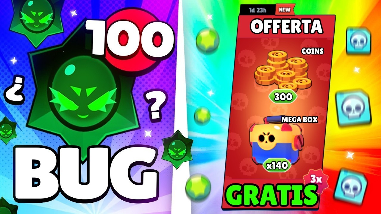 BUG 100 STAR DROP CHAOS😱140 MEGA BOX GRATIS NELLO SHOP! | BRAWL STARS