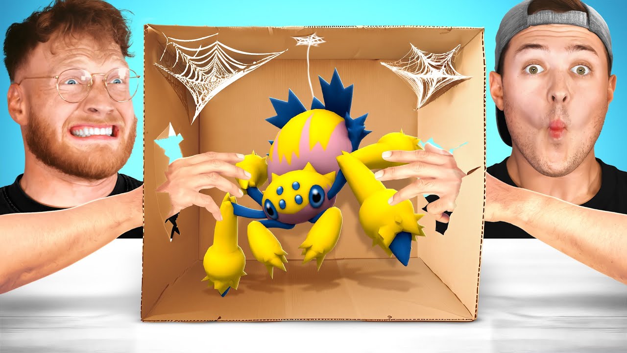 What's In The BOX Challenge! (Pokemon Edition)