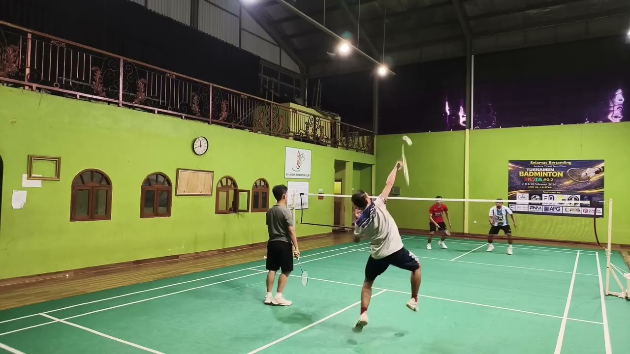 Andra/Muksin🥇vs Tri/Him #Allauzah #BadmintonIndonesia #Badminton 🎗️✨🥊