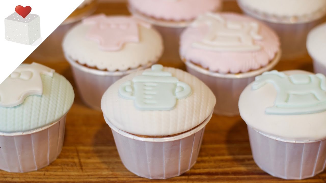 Decoración de Cupcakes para Bautizo