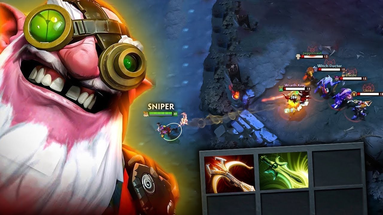 Mid lane Sniper 39Kills🔥🔥🔥Daedalus + Butterfly Max Range Hit like a truck🔥Dota 2