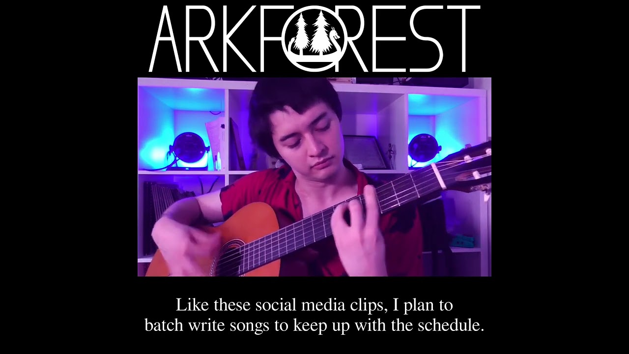 Batch writing songs for faster production...