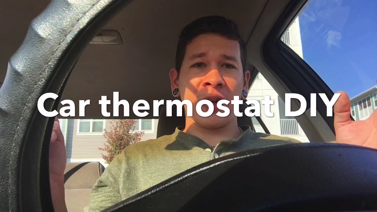 Honda Accord 1991 CB7 CAR THERMOSTAT REPAIR DIY- cooling system