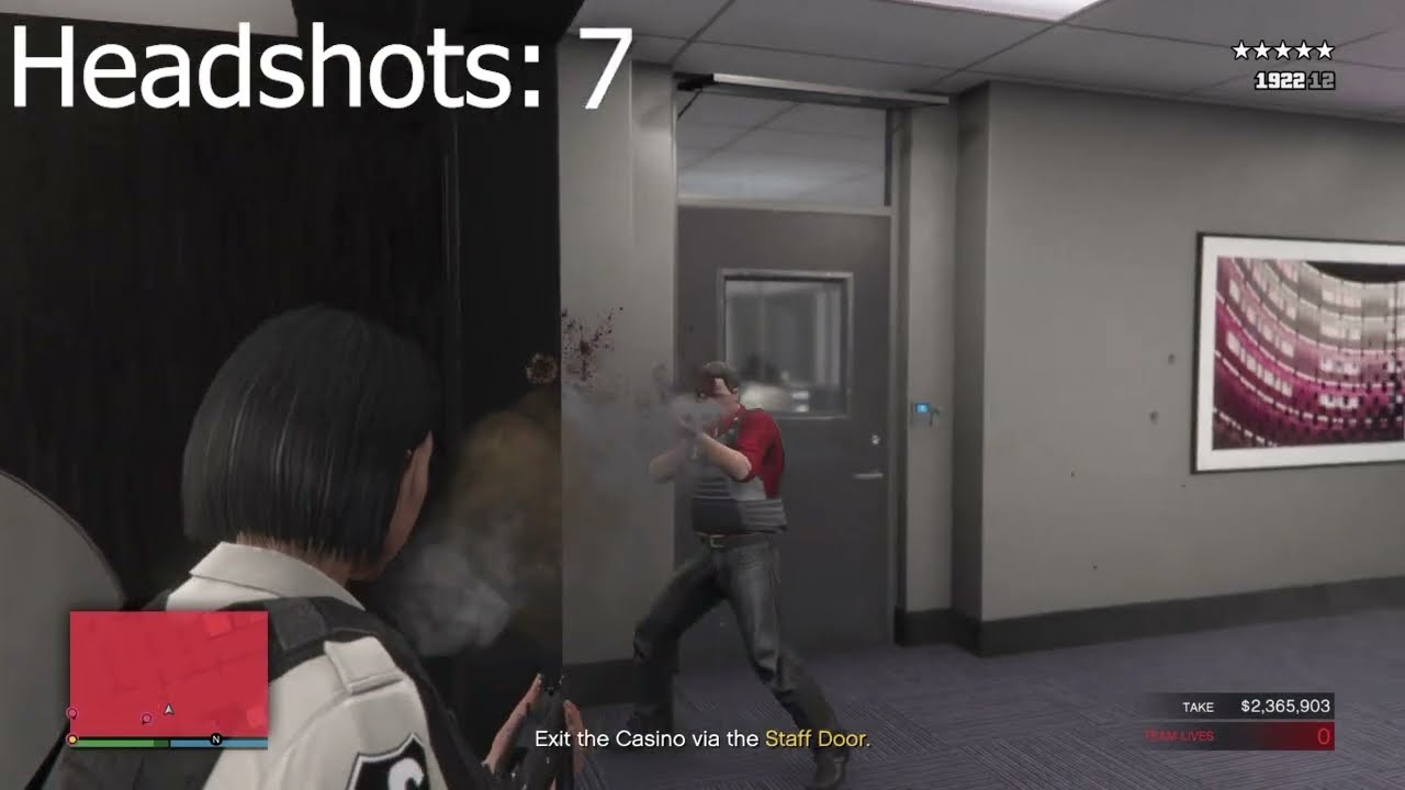 GTA online Bullet sponge enemies #gta #shorts