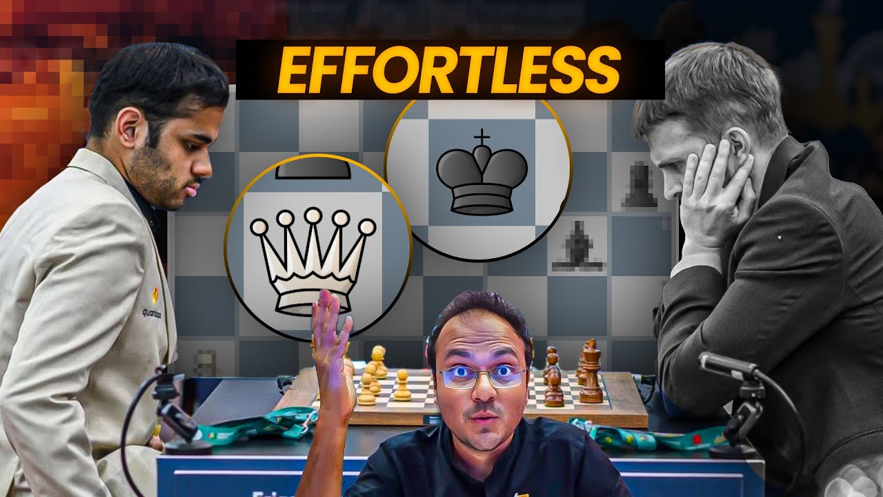 This guy makes it look so effortless | Arjun Erigaisi vs Nikita Vitiugov | FIDE Grand Swiss 2025
