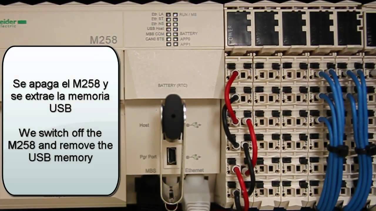 Actualizar firmware de controladores M258 y LMC058 Schneider Electric