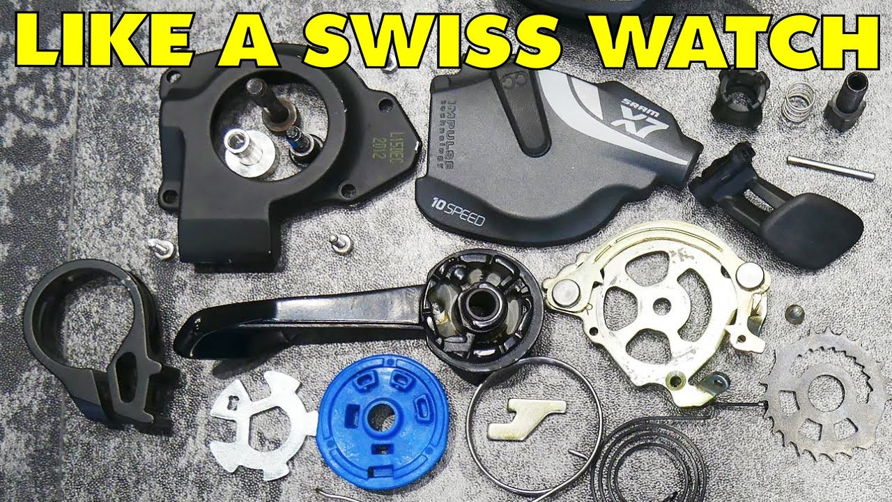 @SRAM X7 Shifter Restoration. Full Disassembly, Cleaning, Greasing, Assembly.