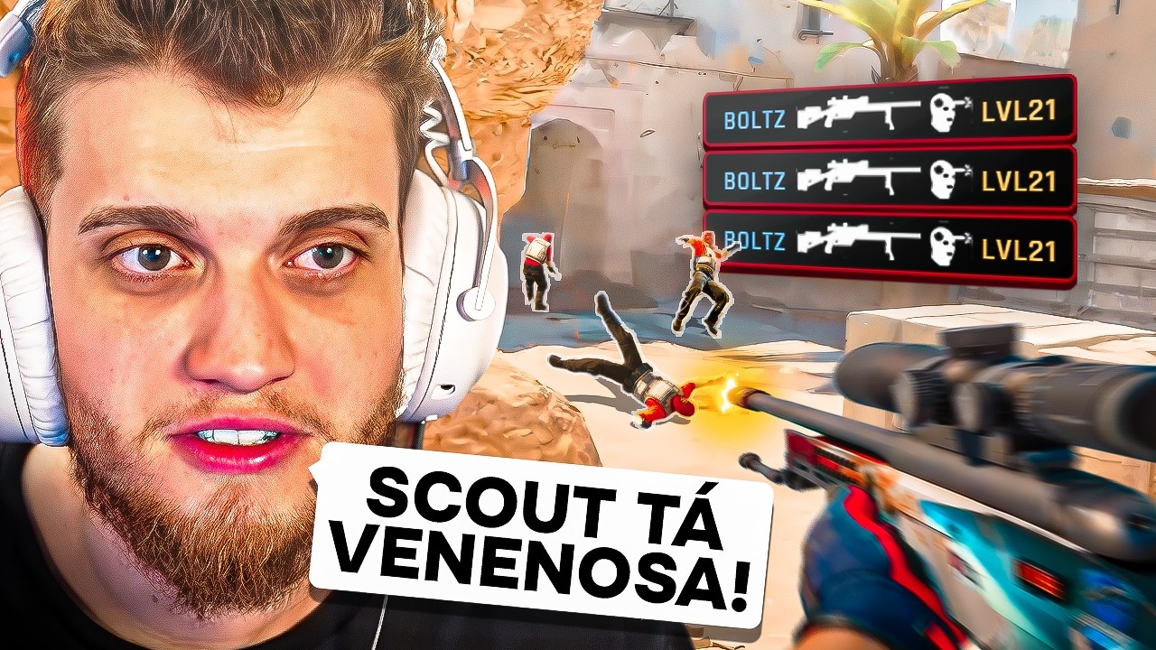 A MINHA SCOUT ESTÁ VENENOSA!🔥