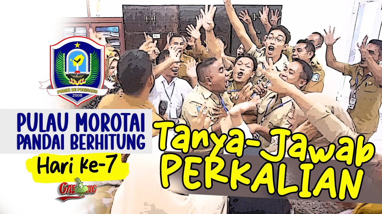 Pelatihan Morotai : Gembira menjawab pertanyaan sambil bernyanyi
