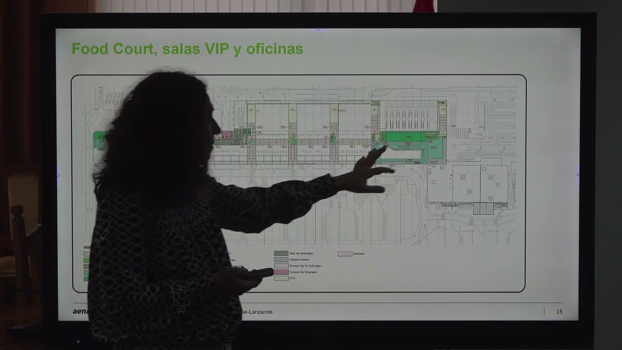 🎥El Cabildo acoge la presentación del proyecto del futuro Aeropuerto César Manrique-Lanzarote ✈️