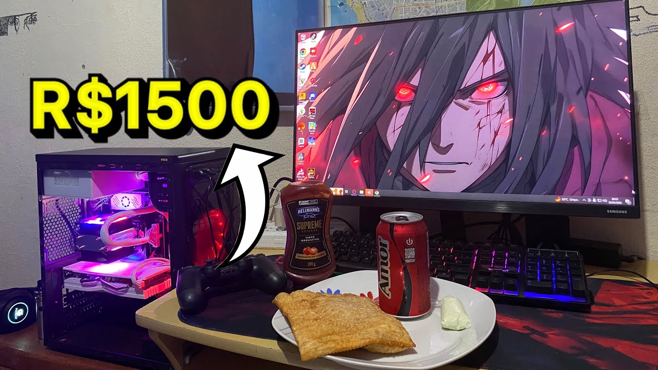 Uma noite com meu novo PC GAMER barato (Roda tudo!)