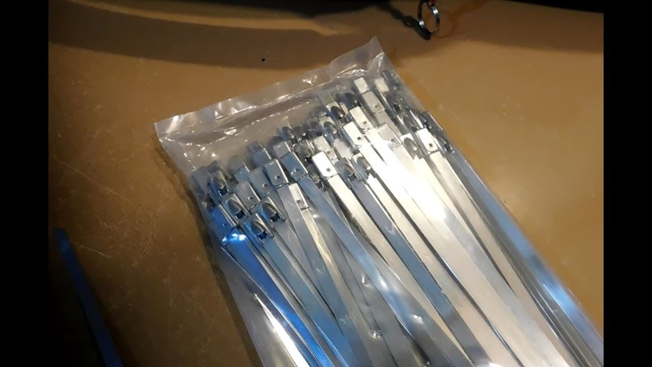 Fascette in acciaio con sfera per lavori particolari .........ottima tenuta..