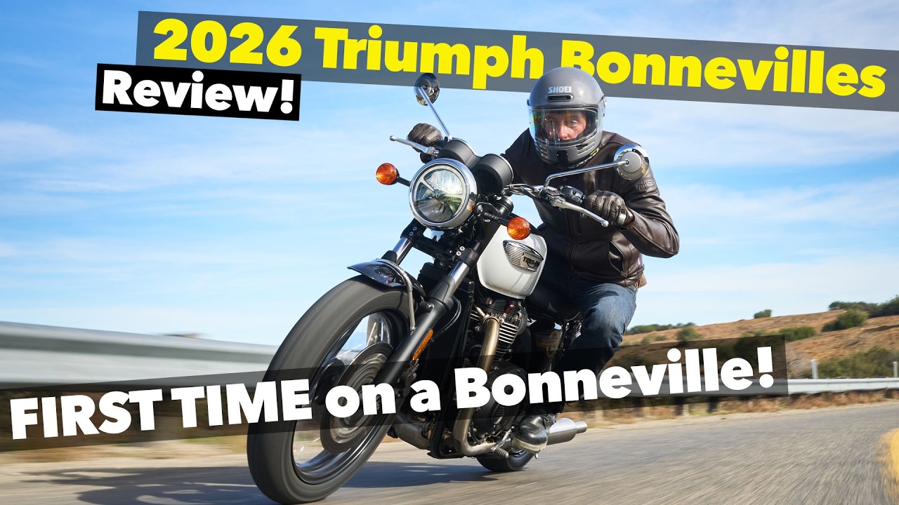 2026 Triumph Bonneville T100 & T120 review | New! Improved?