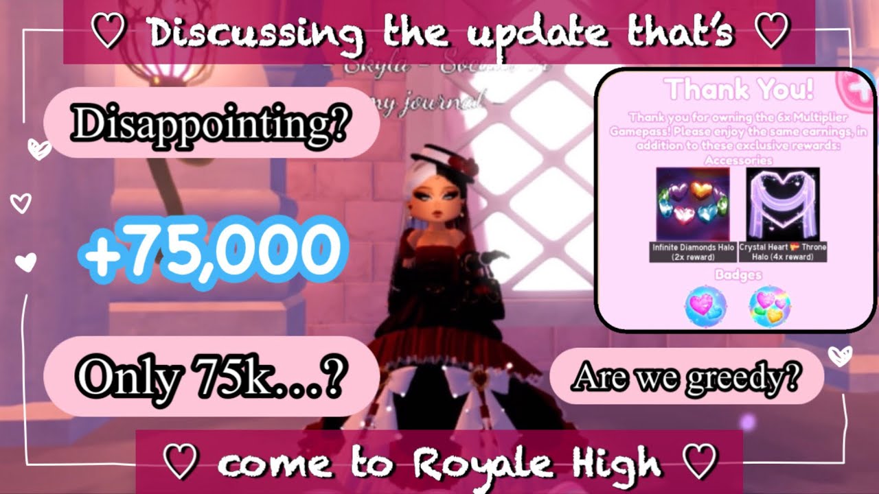 ♡Discussing the (controversial?) update that’s come to Royale High♡ *Disappointed, not surprised.*