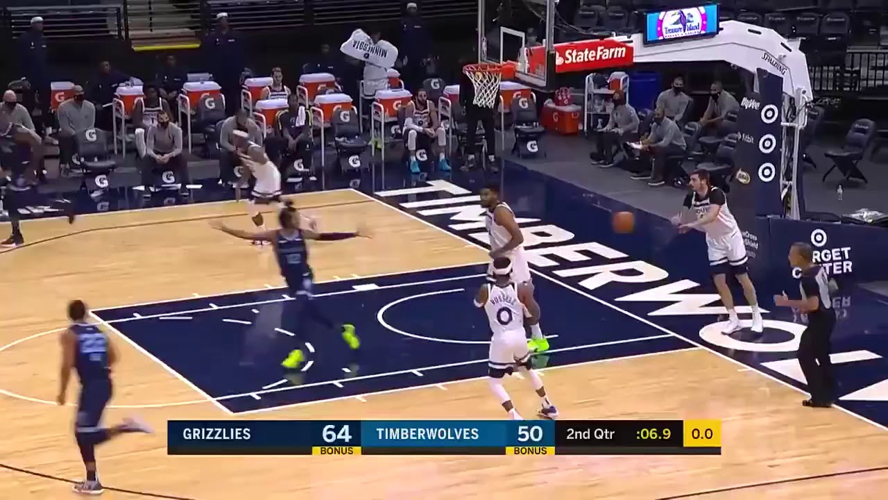 Ja Morant FILTHY Crossover & Dunk | Grizzlies vs. Timberwolves