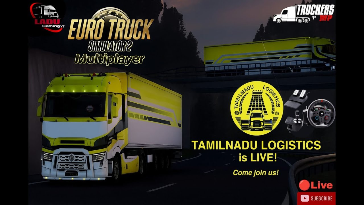 🔴ETS2 LIVE! 5000 KMS Multiplayer Drive UK - Europe TNL VTC Challeng Gameplay With Steering wheel #43