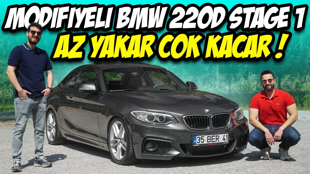 Modifiyeli BMW F22 220D / 200 HP+ N47 Motor / İntercooler + Yazlım + Egzoz Paketi / Gazladık / TEST