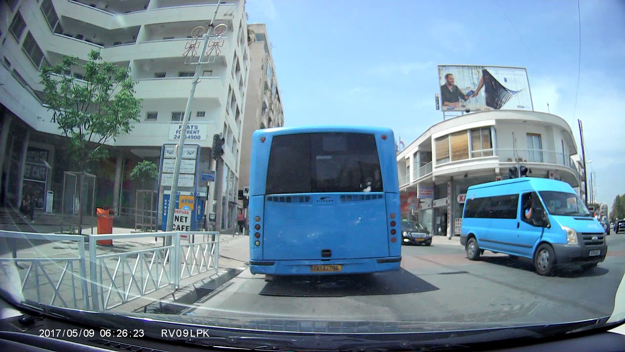 Driving from Larnaca to Meneou in Cyprus to find a place