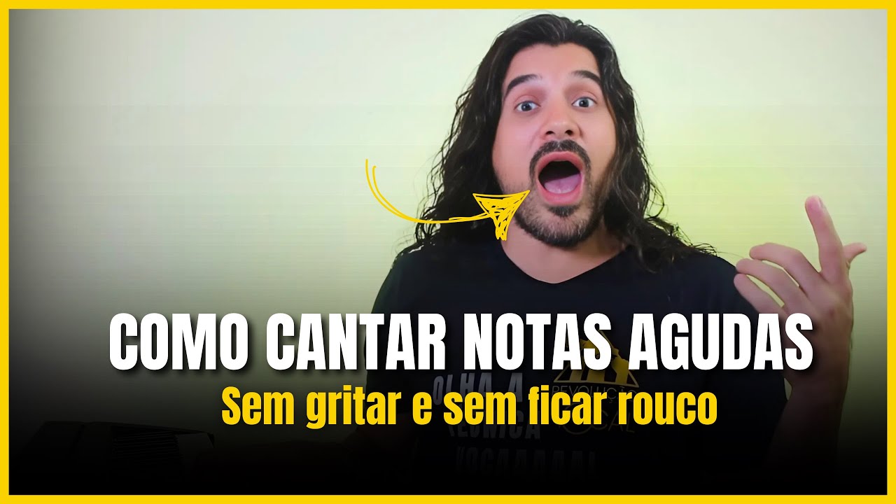 COMO CANTAR NOTAS AGUDAS SEM GRITAR E SEM FICAR ROUCO (na prática).