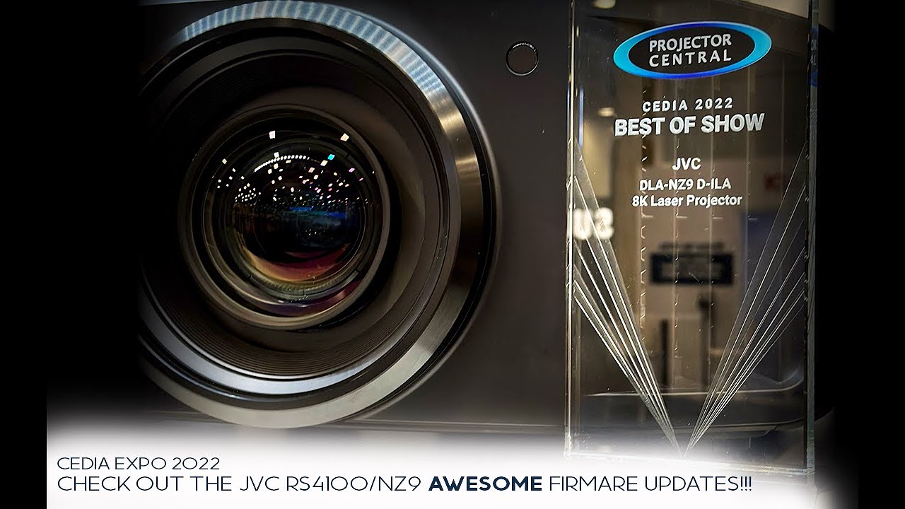 JVC FIRMWARE UPDATE YOU CAN'T MISS! JVC RS4100/ NZ9 8K Projector DEMO!