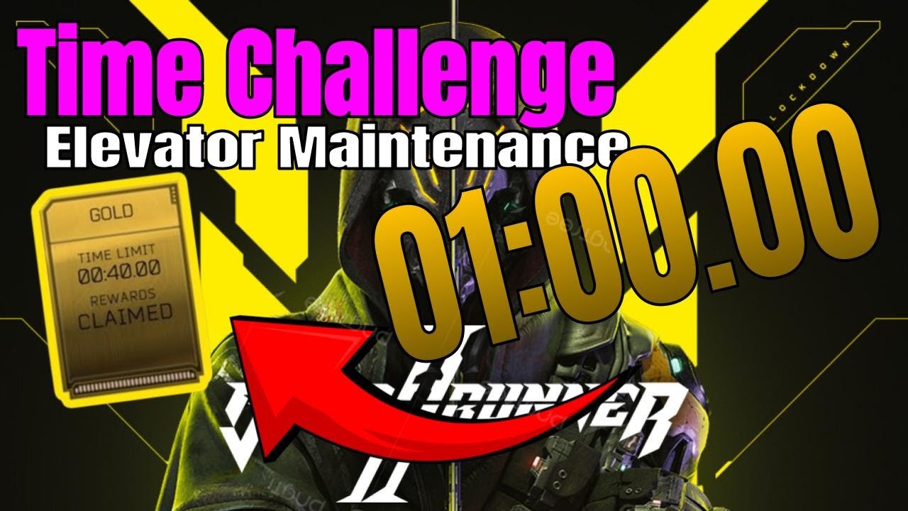 Ghostrunner 2 Elevator Maintenance challenge gold