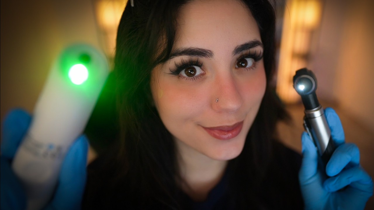 ASMR | Eyes Closed Ear Exam 😴