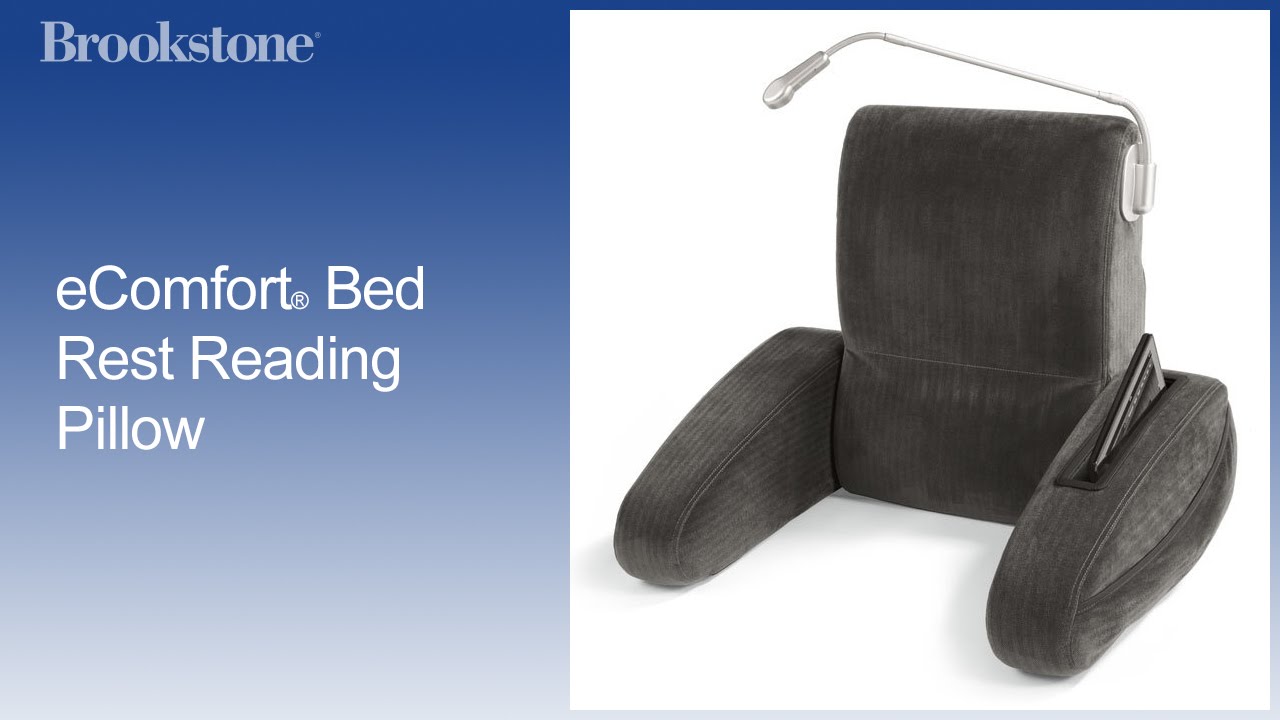 eComfort&reg; Bed Rest Reading Pillow