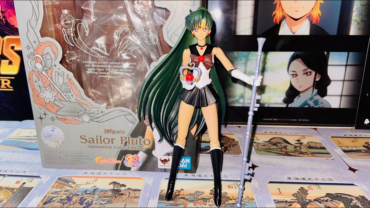 Bandai S.H. Figuarts Sailor Moon Sailor Pluto -Animation Color Edition- Action Figure Review