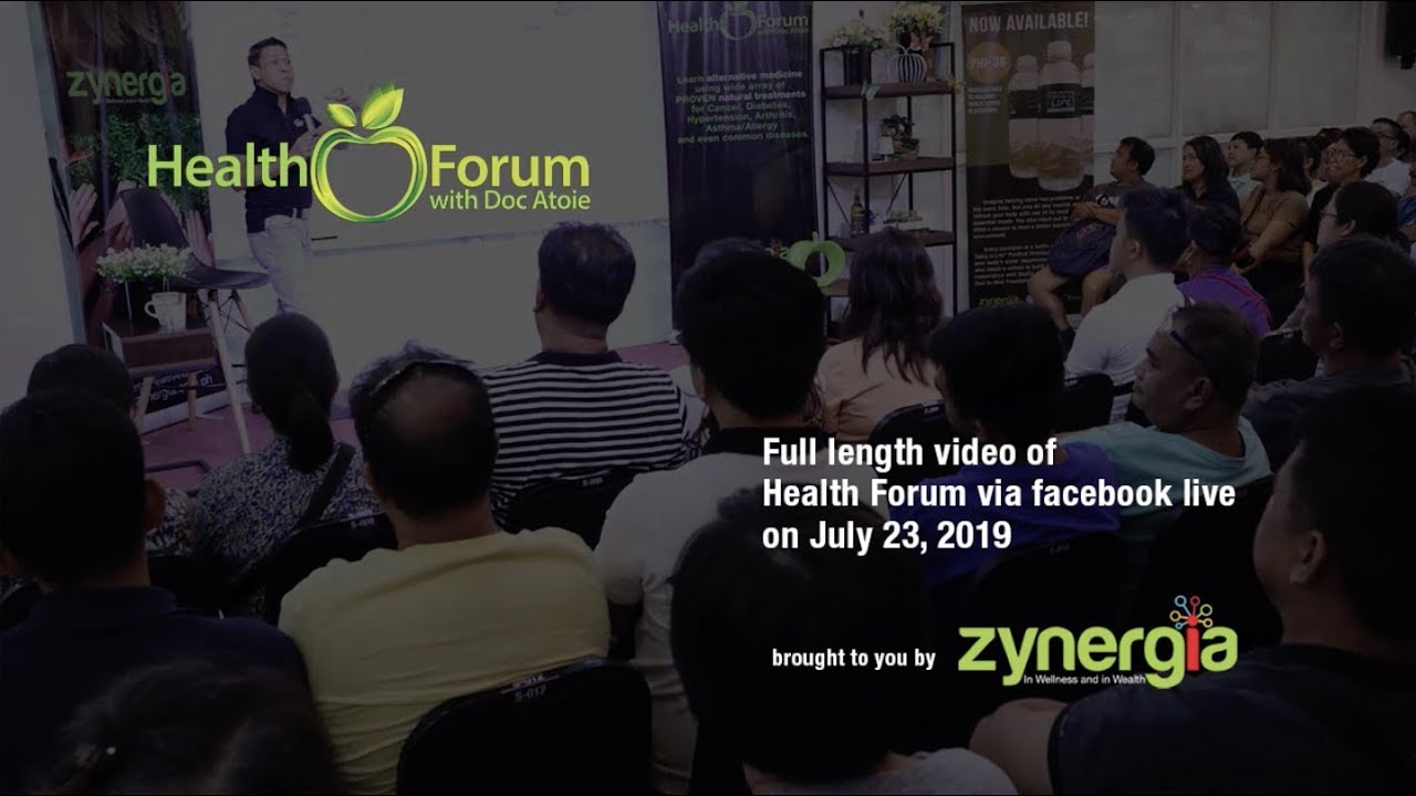 23 July 2019 | Health Forum via Facebook Live