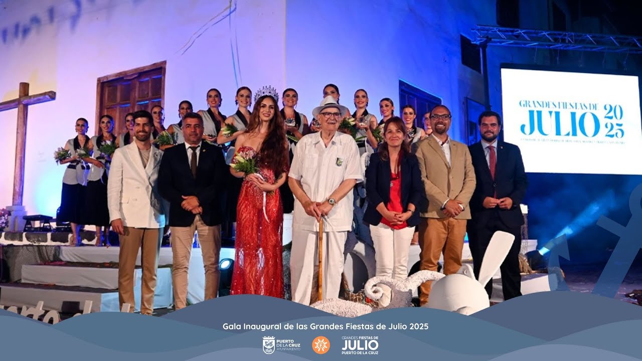 Eventos | Gala Inaugural Grandes Fiestas de Julio 2025 Puerto de la Cruz