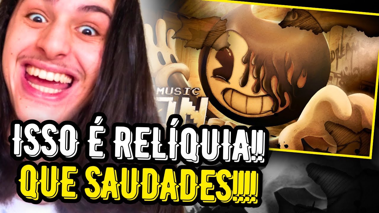 REACT a Demônio de Tinta - Bendy | PAPYRUS DA BATATA | Johnny Reacts
