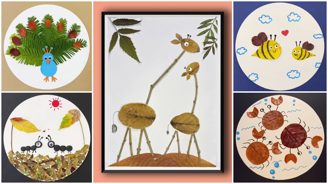 15+ Stunning DIY Leaf Crafts for Kids to Make | Simple Fall Leaf Art Projects for Preschoolers