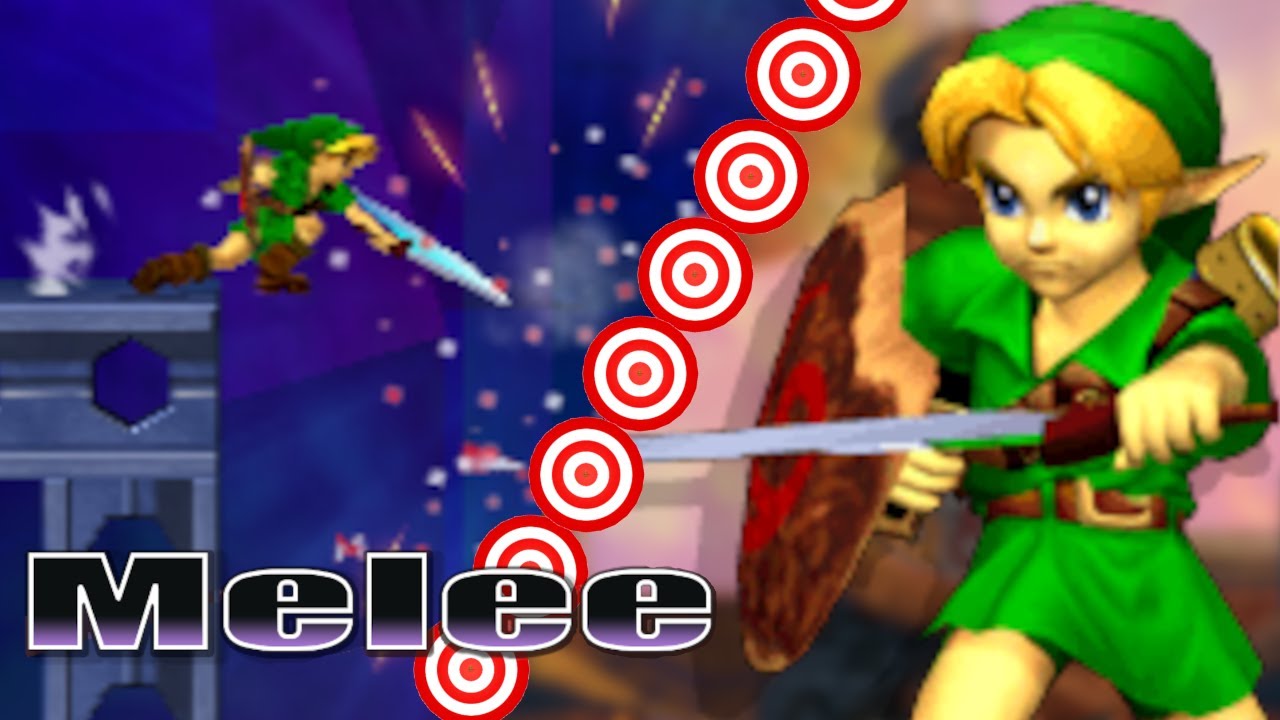 Melee Break The Targets With Unintended Characters Young Link