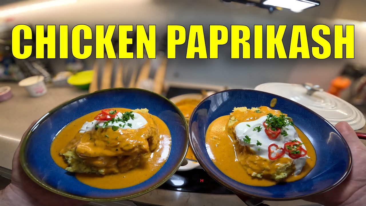 Легкий куриный паприкаш | Венгерская классика, подается с полентой 👌😊👍