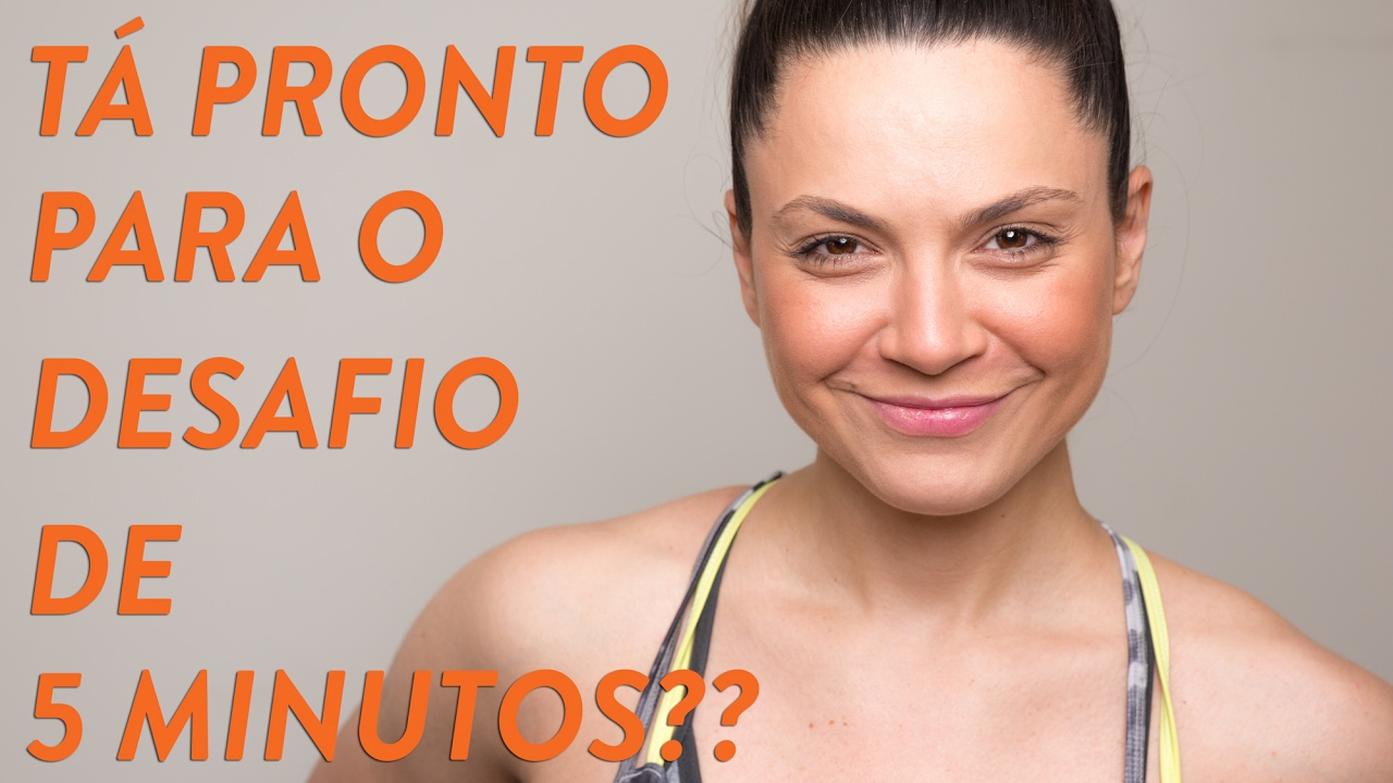DESAFIO: Exercício em casa em 5 minutos