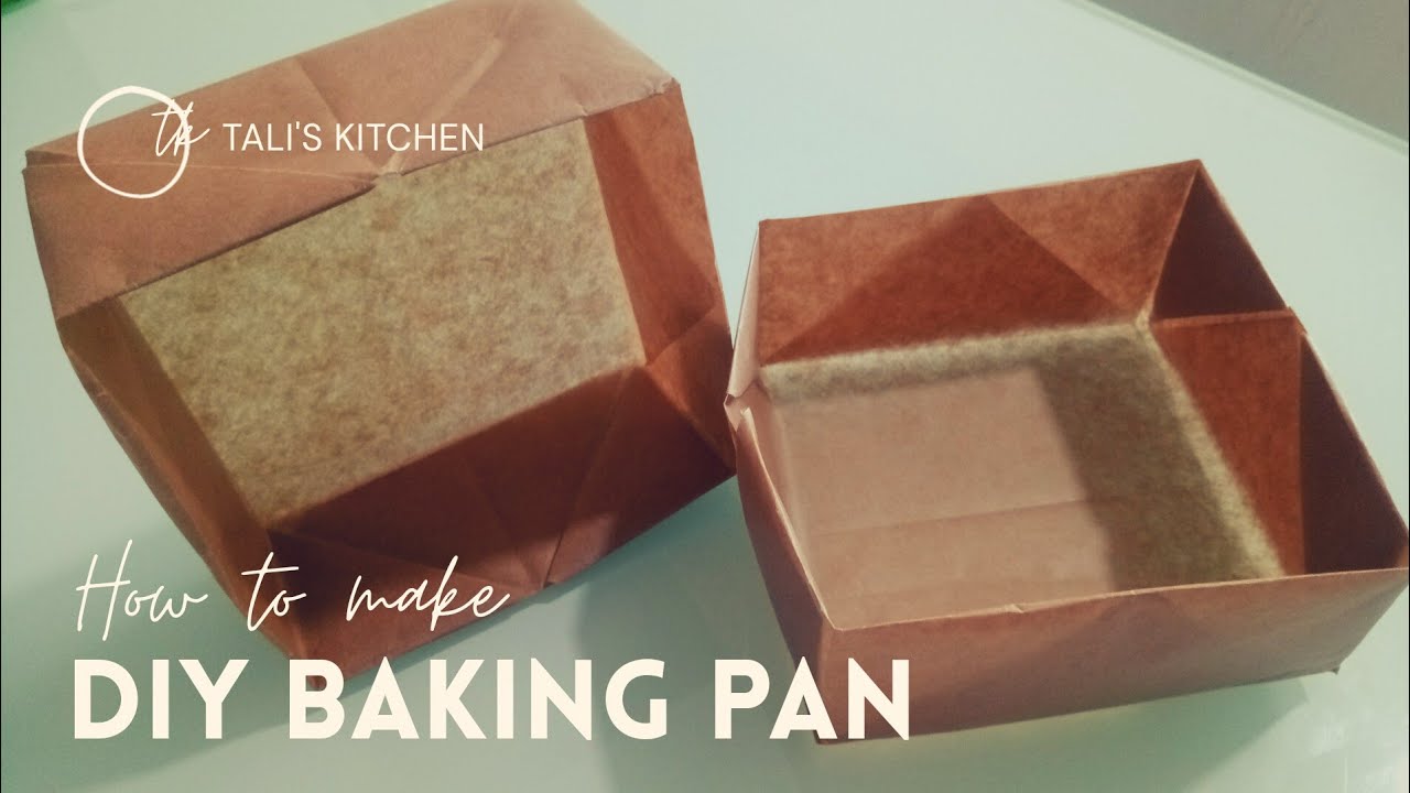 HOW TO MAKE DIY BAKING PAN | DIY SQUARE BAKING PAN | Tali's Kitchen