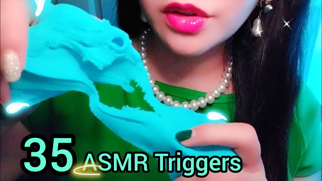 Relax… Sleep Comes Naturally ✨ 35 ASMR Triggers（slime＆mouthsounds＆tapping）