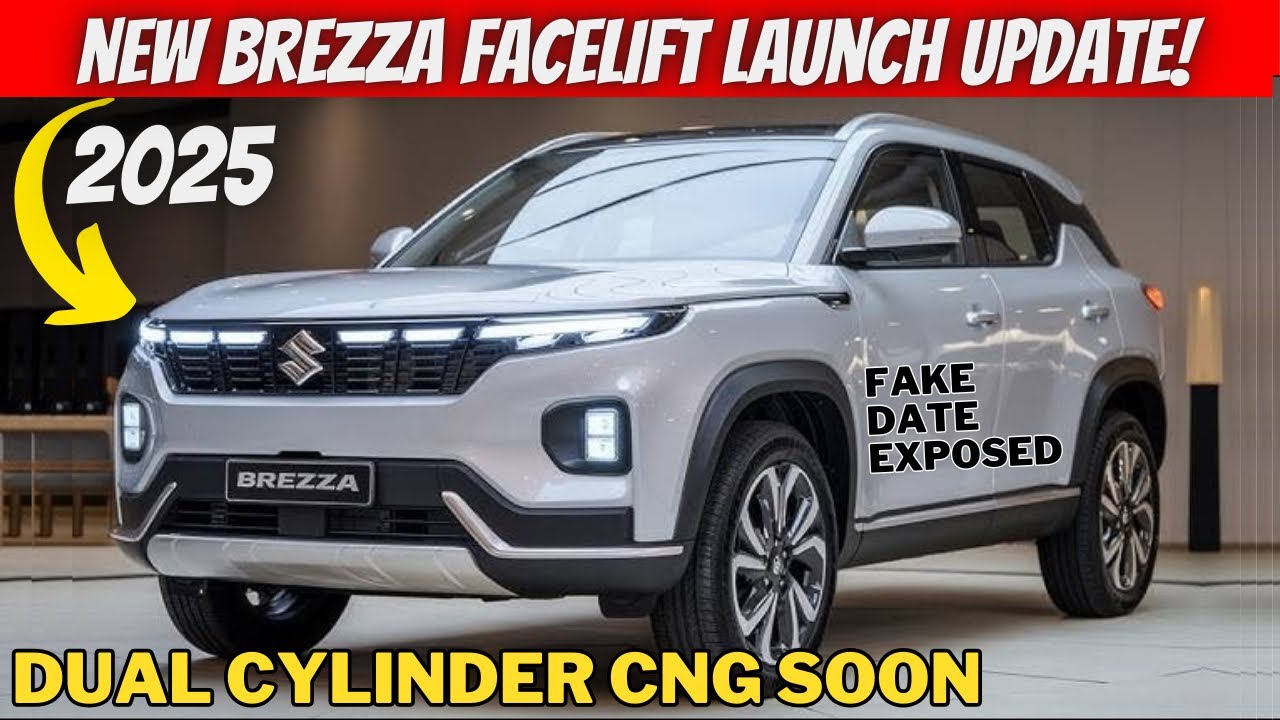 Finally OFFICIAL Update 2025 BREZZA Facelift | brezza 2025 details launch date | brezza mileage 2025