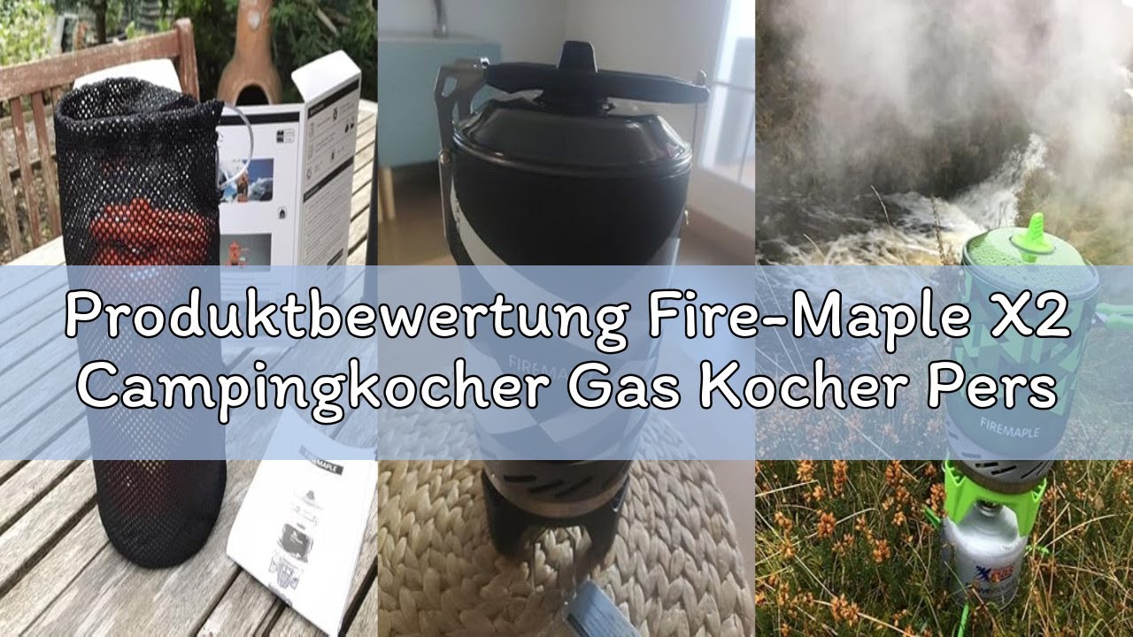 Produktbewertung Fire-Maple X2 Campingkocher Gas Kocher Persönliches Kochsystem für Outdoor Aktivitä