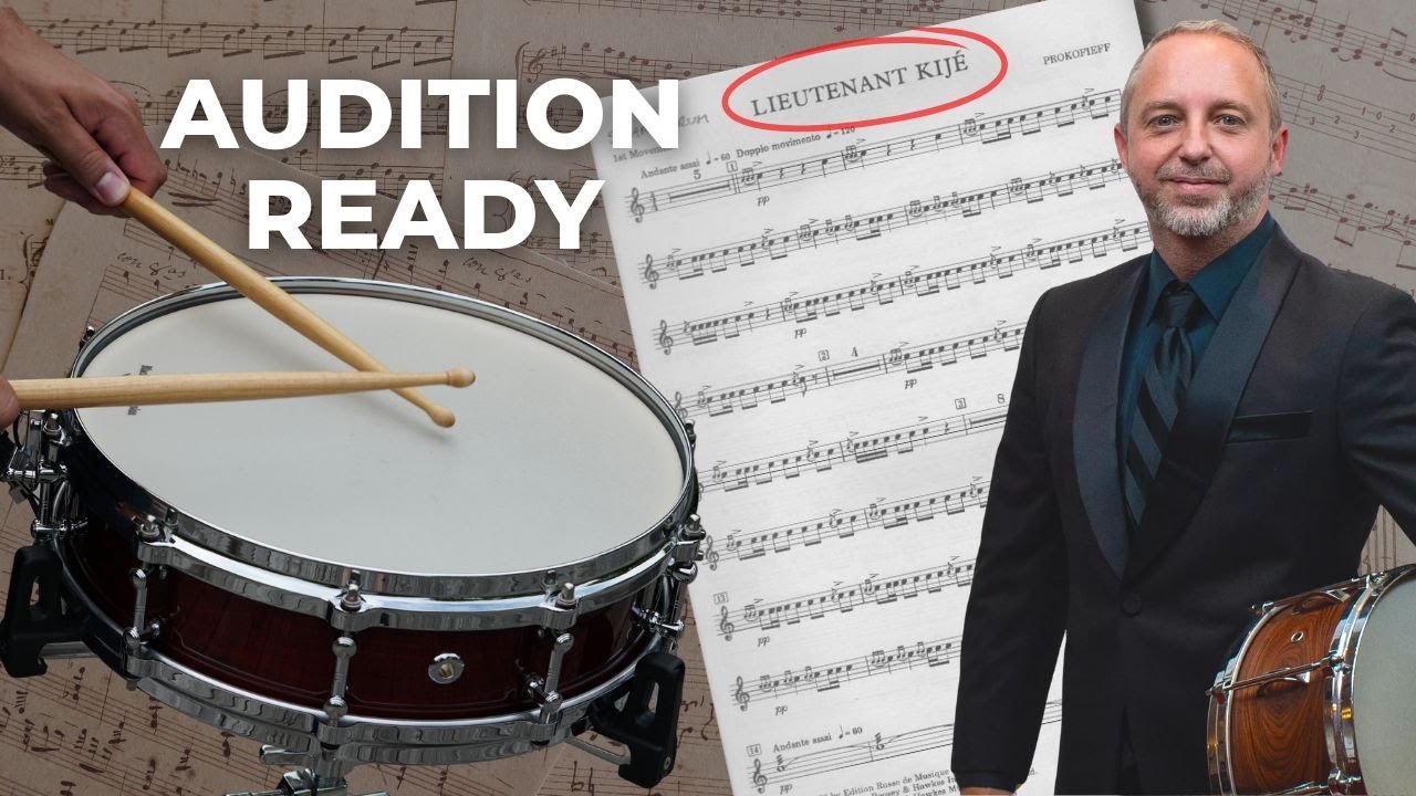 Mastering Lt. Kijé for Orchestral Snare Drum | Shaun Tilburg Lesson