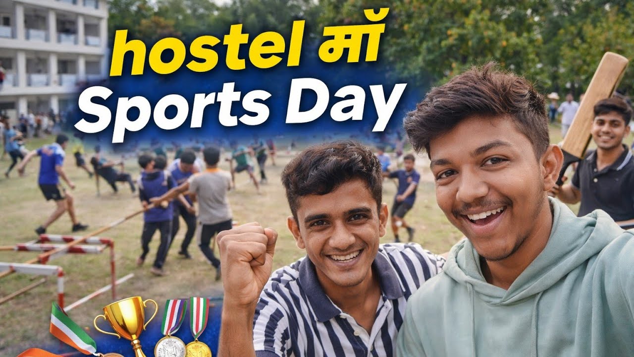 Hostel માં sports day 