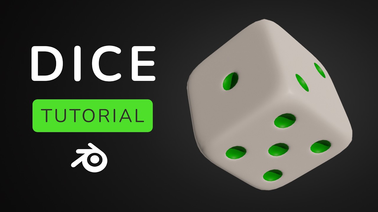 How to make a DICE in Blender