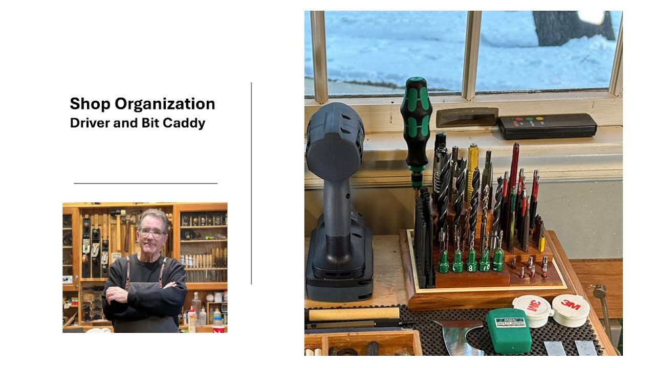 Shop Organization - Driver and Bit Caddy